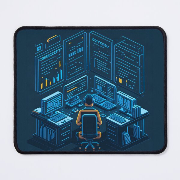 Item preview, Cyber SOC 8-bit pixel style designed and sold by mukraker.