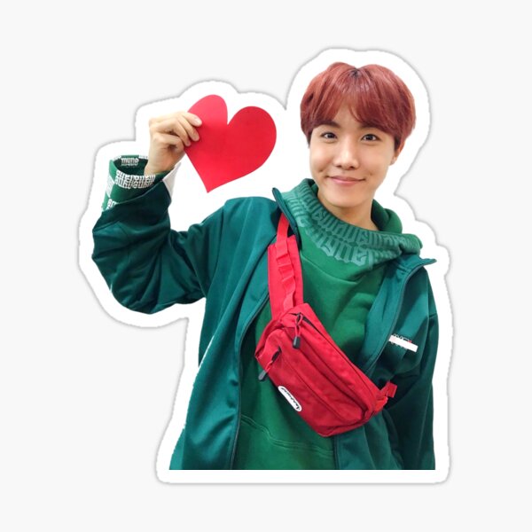 bts jhope con amor:,) Pegatina
