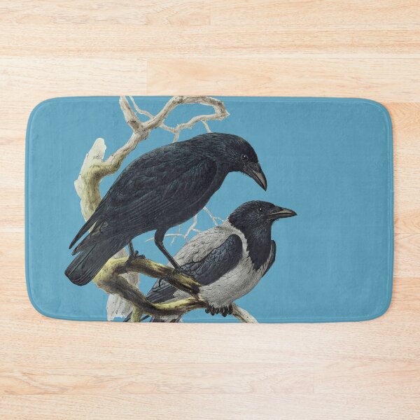 Item preview, Two crows in a tree: carrion crow and hooded crow.  designed and sold by Luggnagg.