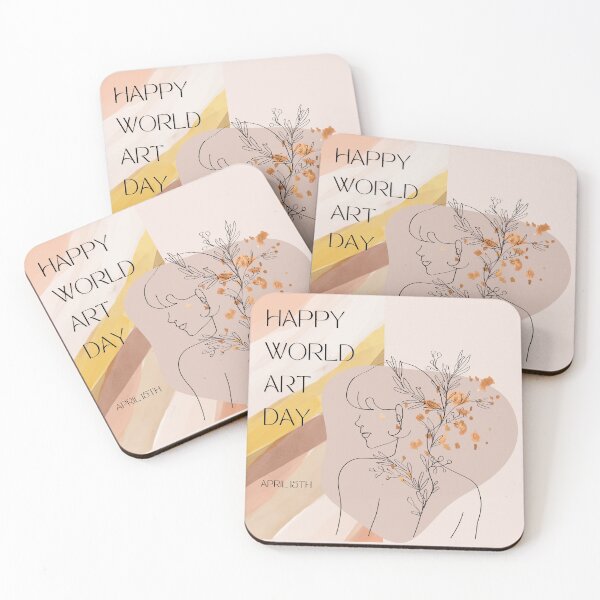 Item preview, Happy World Art Day designed and sold by aywchen.