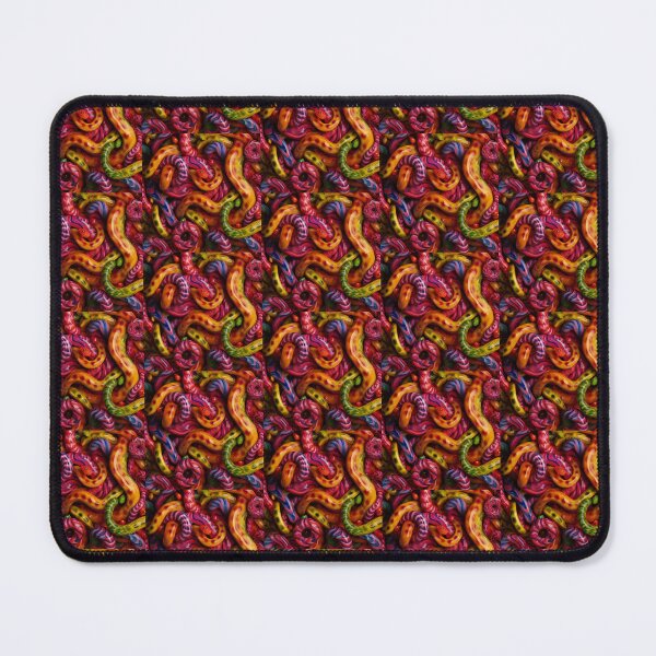 Item preview, Hyper-Real Gummy Worms Pattern designed and sold by Dream Sequins.