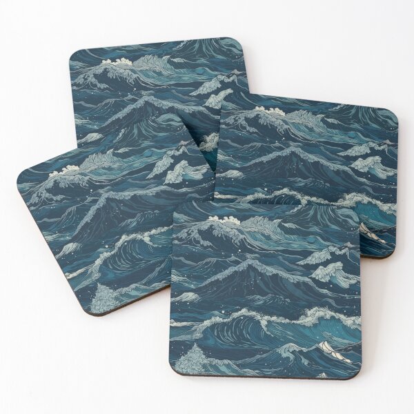 Item preview, Night Waves designed and sold by SpartanEmpire.