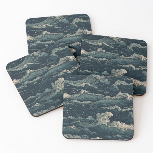 Item preview, Night Waves designed and sold by SpartanEmpire.