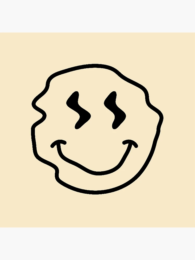 絵 no.8 (smile) wonky smiley face