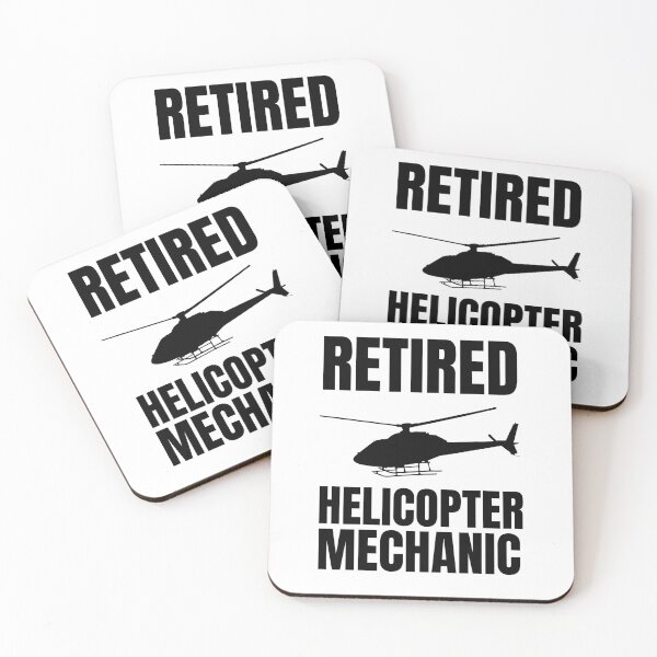 Item preview, Retired Helicopter Mechanic Funny Retirement Gift designed and sold by MouDantArts.