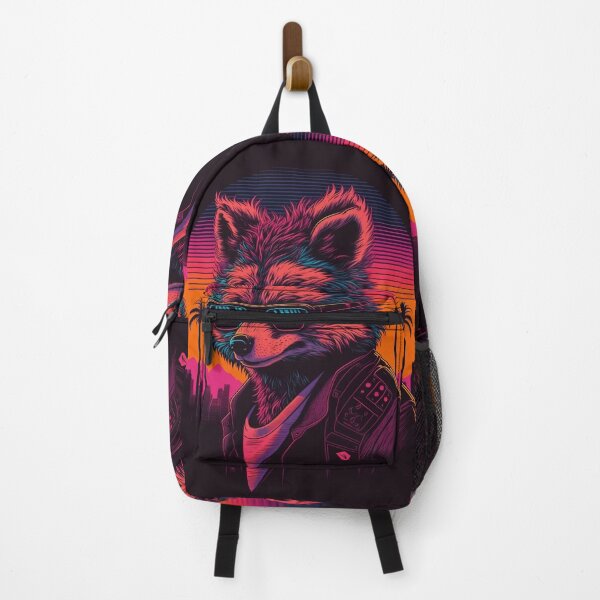 Item preview, Retro Cyberpunk Raccoon designed and sold by RESToRAPTOR.