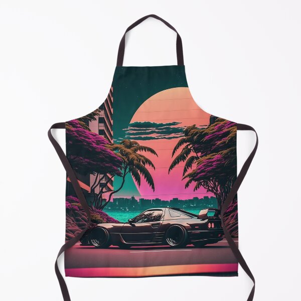 Artikelvorschau, Vaporwave Mazda RX-7 entworfen und verkauft von VibrantView.