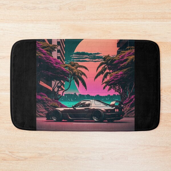 Artikelvorschau, Vaporwave Mazda RX-7 entworfen und verkauft von VibrantView.