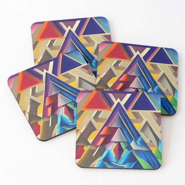 Item preview, Colorful triangle designed and sold by Zeus-Designer.