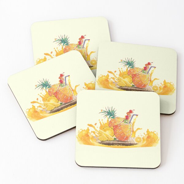 Item preview, Refreshing Summer Sips: Pineapple Juice designed and sold by SML(Smiling Cool) PinkBubble.