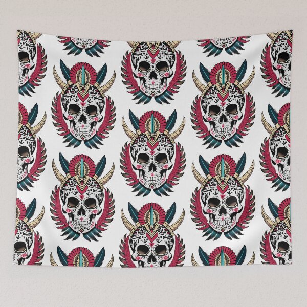 Item preview, Tribal Skul Art designed and sold by CropWear.