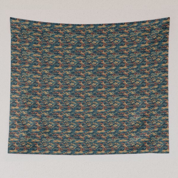 Item preview, Japanese Wave Pattern for Prints and Stationery | Traditional Design designed and sold by MerikDigital.
