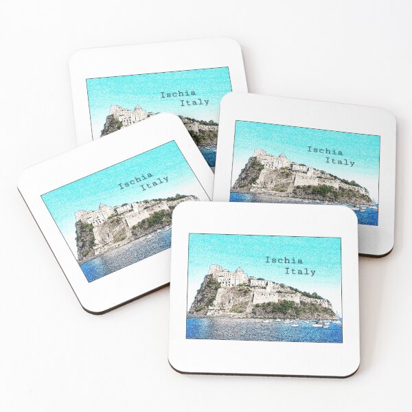 Item preview, Castle on the Island of Ischia Italy designed and sold by CannoliCritters.