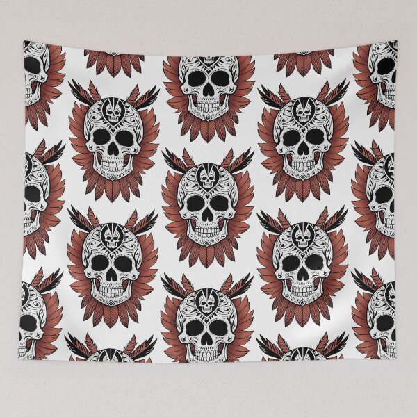 Item preview, Tribal Skul Art designed and sold by CropWear.