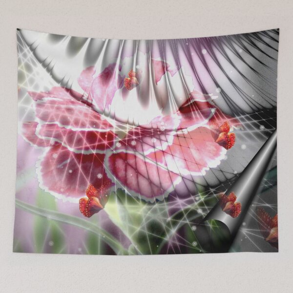 Item preview, Carnations and Butterflies designed and sold by Greta McLaughlin.