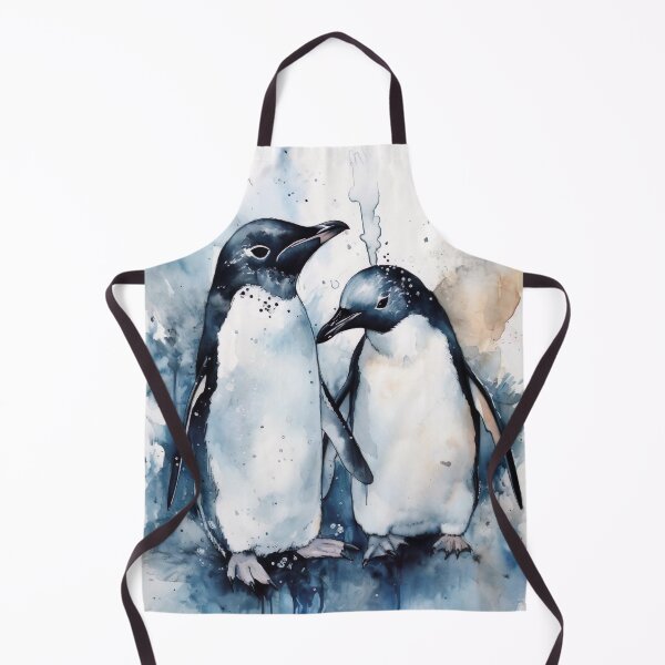 Item preview, Watercolor wash penguins ? designed and sold by Matt's Artificial Nature.