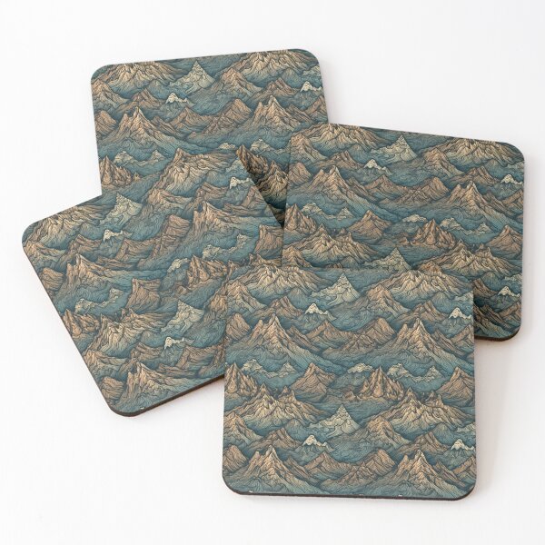 Item preview, Blue Mountain Vintage Pattern designed and sold by Dream Sequins.