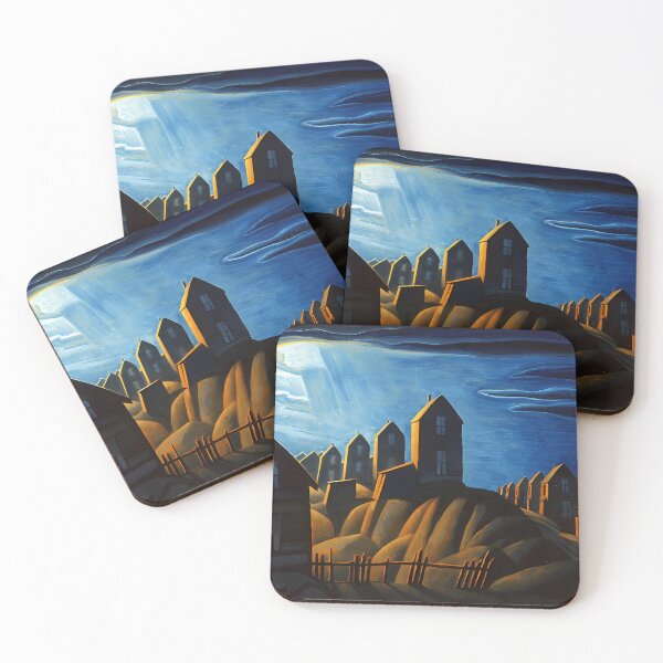 Item preview, Lawren Harris, Miner’s Houses, Glace Bay designed and sold by TheRedVineyard.