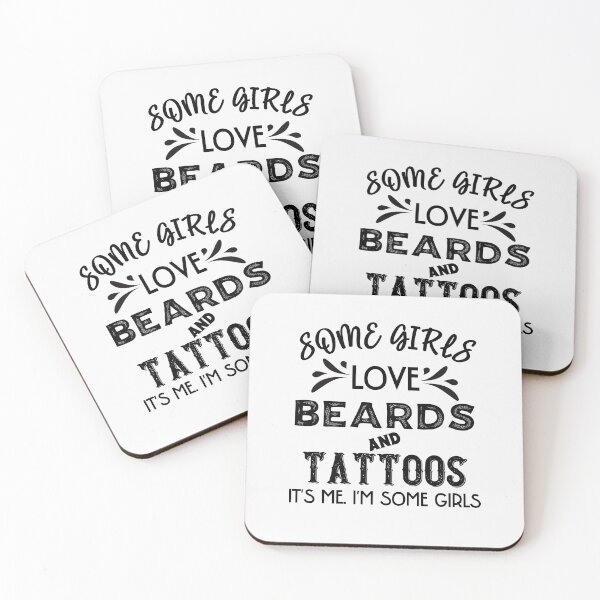 Item preview, Some Girls Love Beards And Tattoos designed and sold by Peter Stawicki.