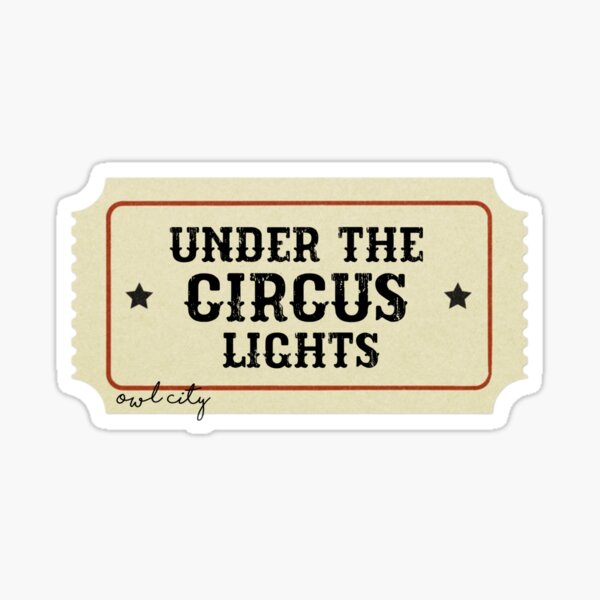 Item preview, UNDER THE CIRCUS LIGHTS designed and sold by rainystarlight.