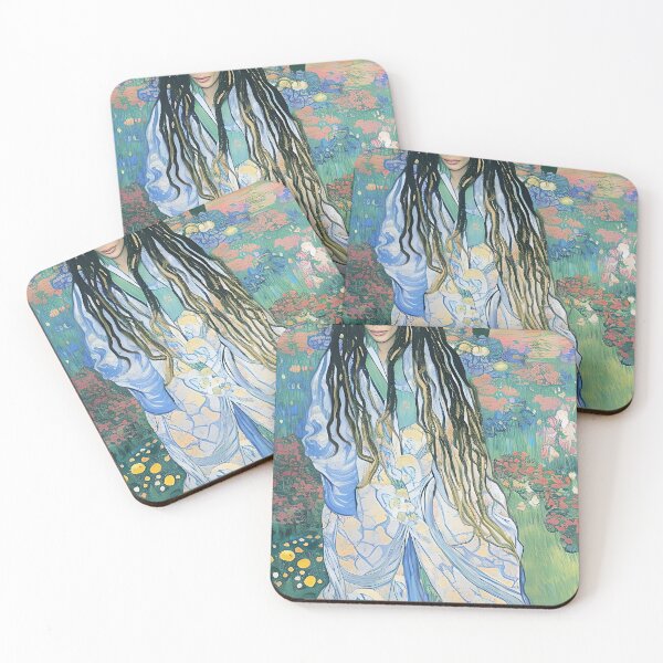 Item preview, LISA BONET WEARING A KIMONO IN THE GARDEN  designed and sold by Laura E  Shafer.