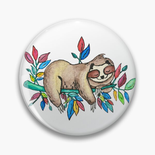 Item preview, Sleeping sloth designed and sold by Purpledemon16.
