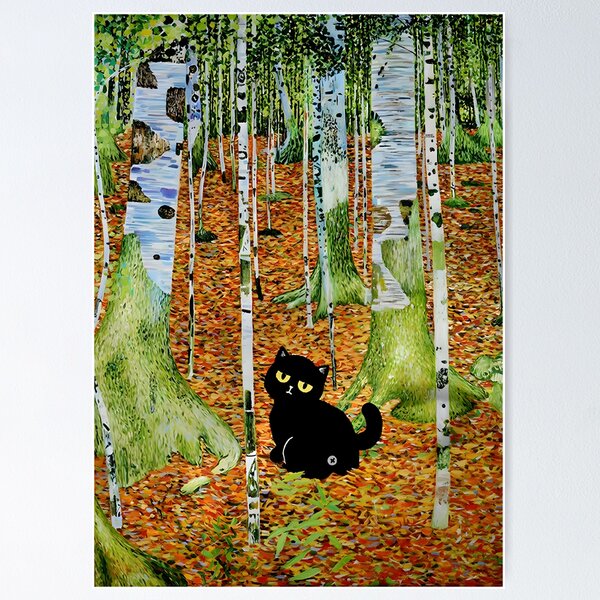 Item preview, Gustav Klim Birch Woods Cat designed and sold by outdoorway.