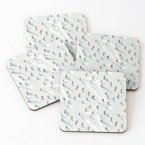 Item preview, Skiers on a Slope  designed and sold by Dream Sequins.