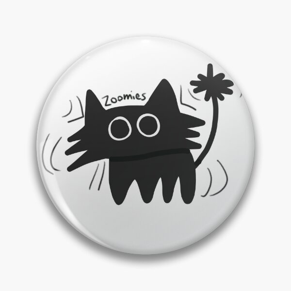Item preview, zoomies skrunkly cat designed and sold by iLickPans.