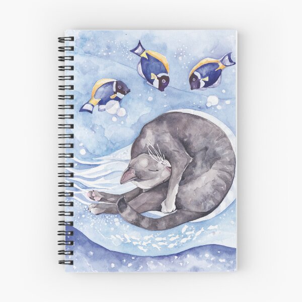 Item preview, Nautilus Cat Dreaming designed and sold by archaeo.