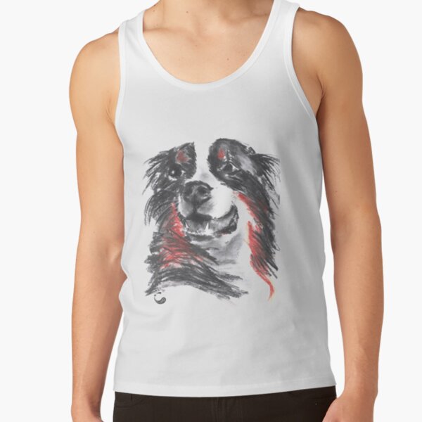 Dog (Charcoal Animals) Tank Top