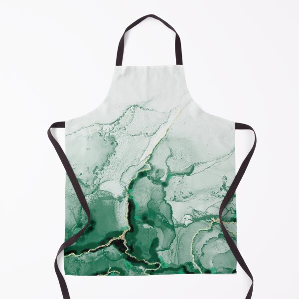 Item preview, Green and Gold Alcohol Ink Pattern designed and sold by Lady-Lilac.