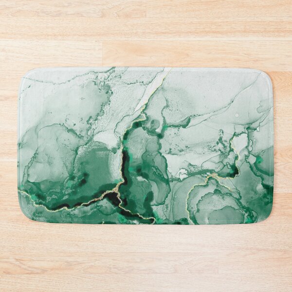 Item preview, Green and Gold Alcohol Ink Pattern designed and sold by Lady-Lilac.