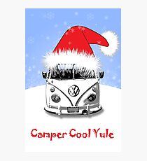 Camper Cool Yule Blue Photographic Print