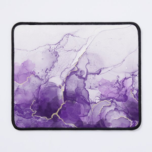Item preview, Purple and Gold Alcohol Ink Pattern designed and sold by Lady-Lilac.