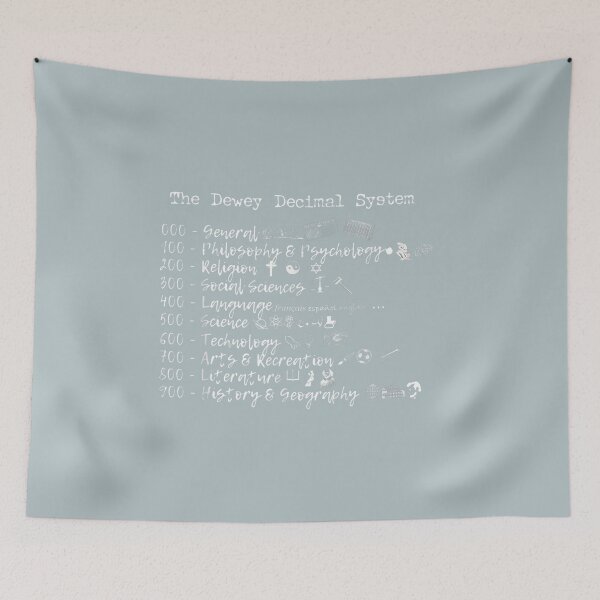 Item preview, dewey decimal designed and sold by KlairaKilburn.
