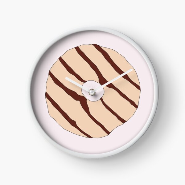 Choco Cream Doughnut Clock