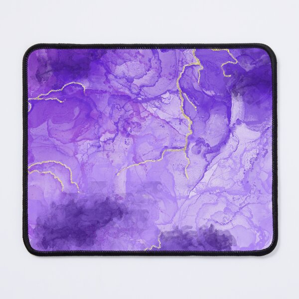 Item preview, Purple and Gold Alcohol Ink Pattern designed and sold by Lady-Lilac.