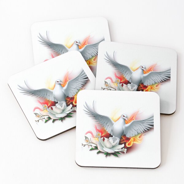 Item preview, AI Art Confirmation and Pentecost Holy Spirit 1 designed and sold by Artist4God.