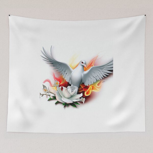 Item preview, AI Art Confirmation and Pentecost Holy Spirit 1 designed and sold by Artist4God.