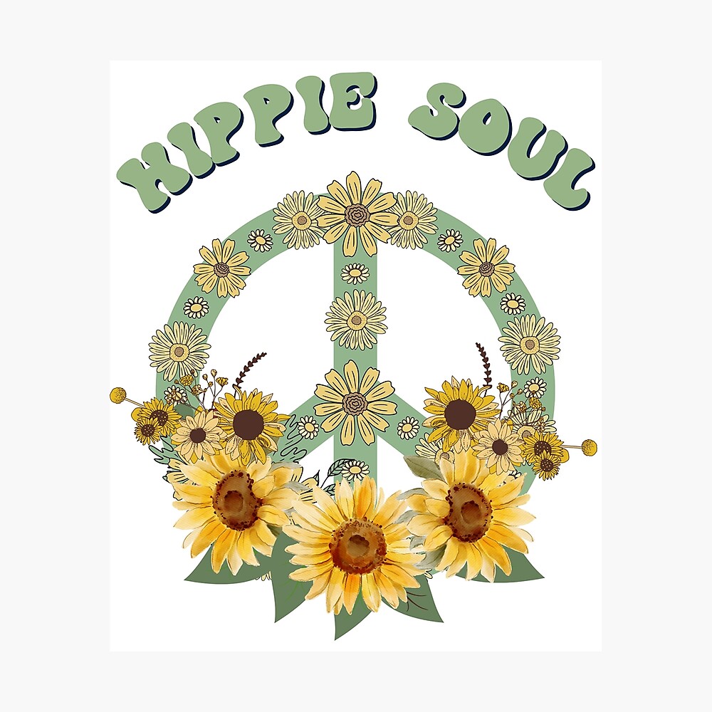 Trippy Psychedelic Love And Peace Hippie Sunflower Stickers For Adults  WES006 From Harrypopper, $2.44
