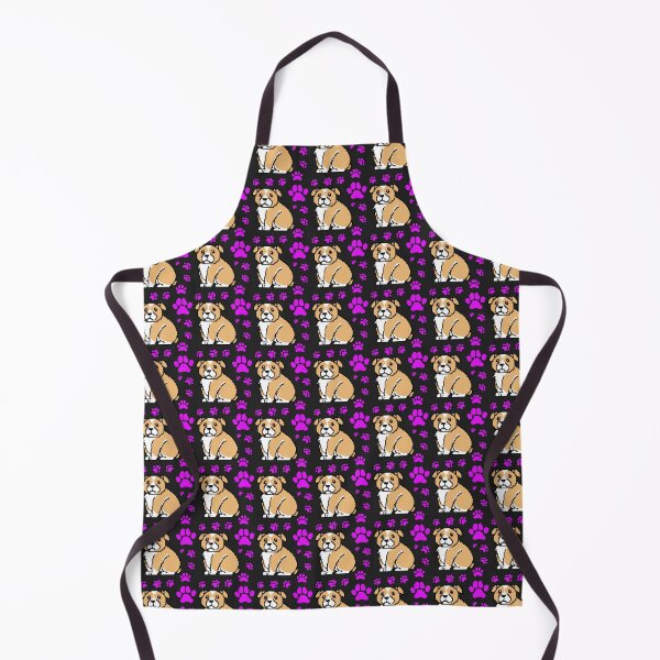 Item preview, cute doggo patterns magenta on black designed and sold by Chaoticzarts.