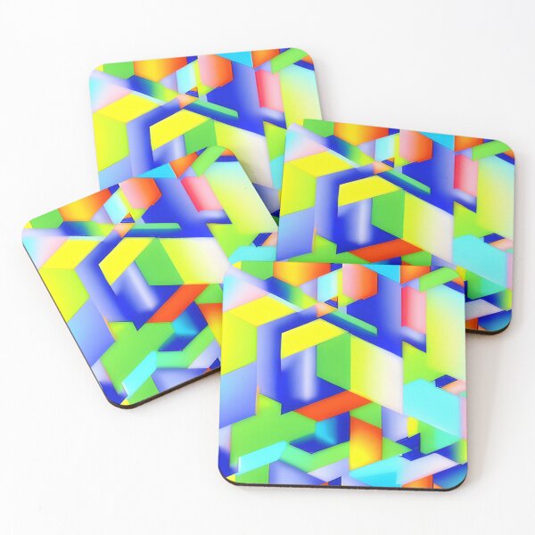 Item preview, Abstract Colorful Geometric Neons designed and sold by calibrit.