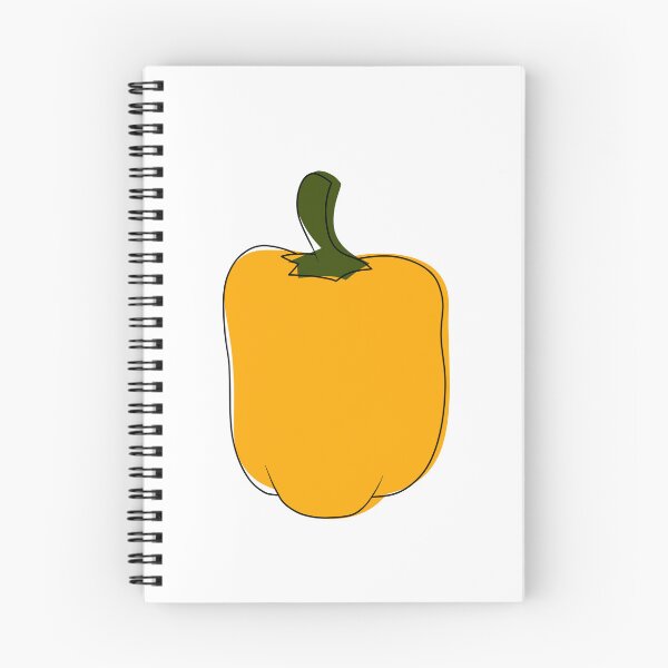 Item preview, Minimalist yellow bell pepper designed and sold by anycolorart.