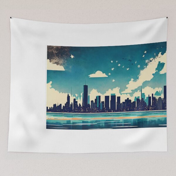 Item preview, Twilight over the skyline designed and sold by Imagyn8.