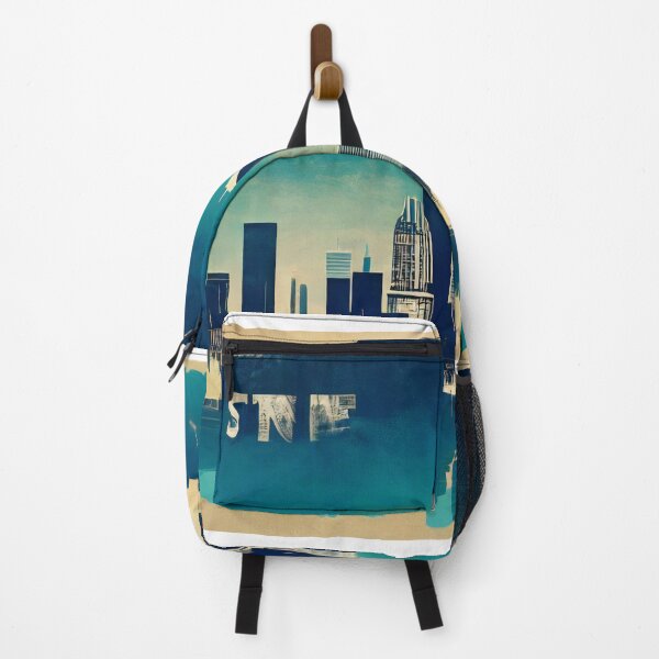 Item preview, Glimmering urban panorama designed and sold by Imagyn8.