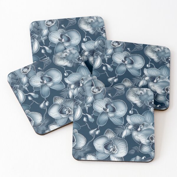 Item preview, Silver Orchid Pattern designed and sold by RooArtistry.