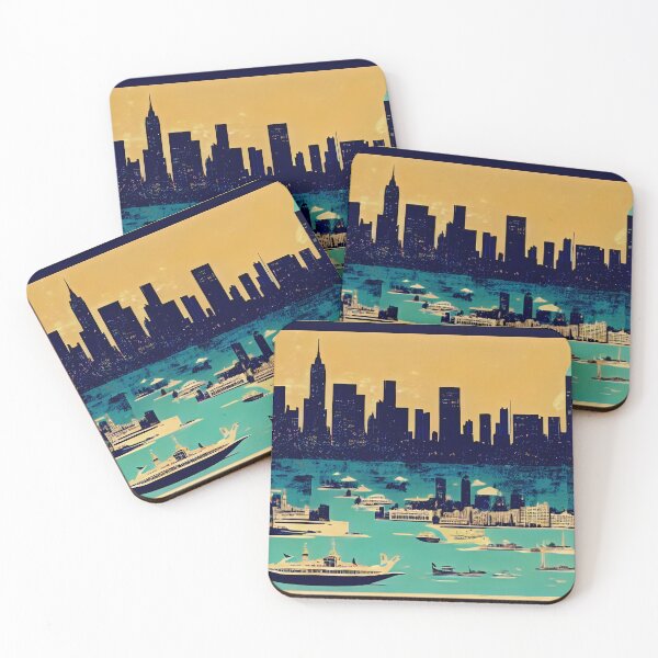 Item preview, Modern skyscrapers in view designed and sold by Imagyn8.