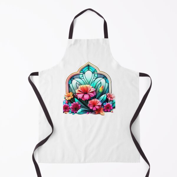 Item preview, AI Art Stained Glass Window and Flowers 2 designed and sold by Artist4God.