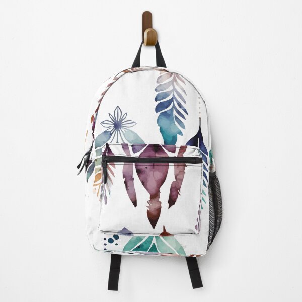 Item preview, A Delicate Feather Bohemian Watercolor Print - Boho Chic Patterns designed and sold by GVRDesign.
